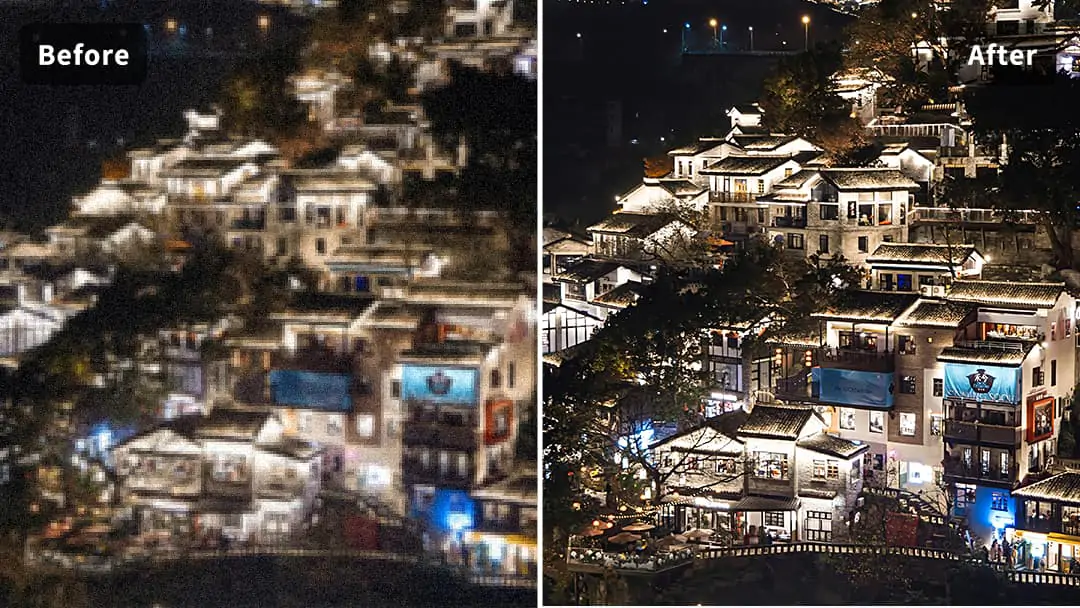 Fix blurry night scene images