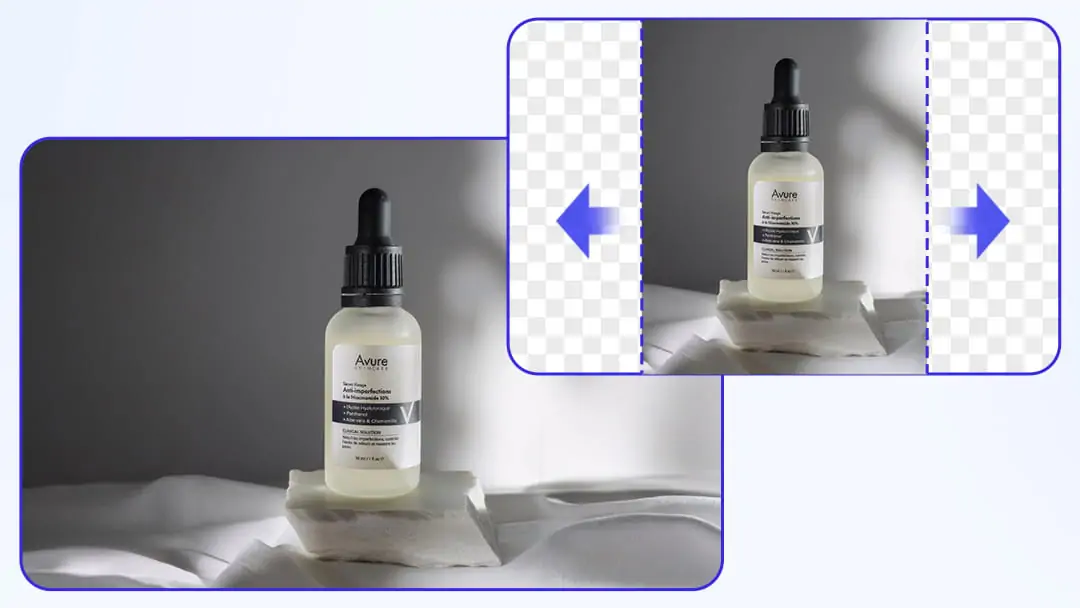 Use AI to extend image and fill backgrounds