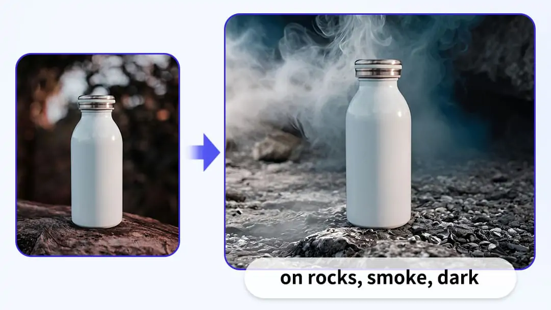 One-click AI background generation to refresh your photos
