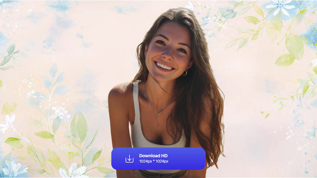 Adjusting the subject's size on the new background
