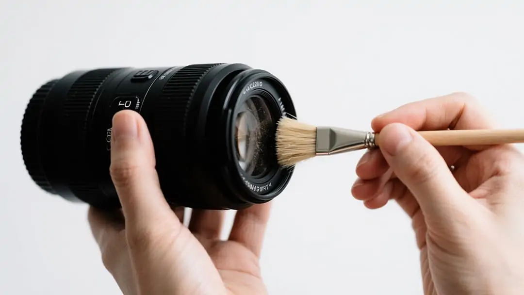 Clean the lens to make it clear