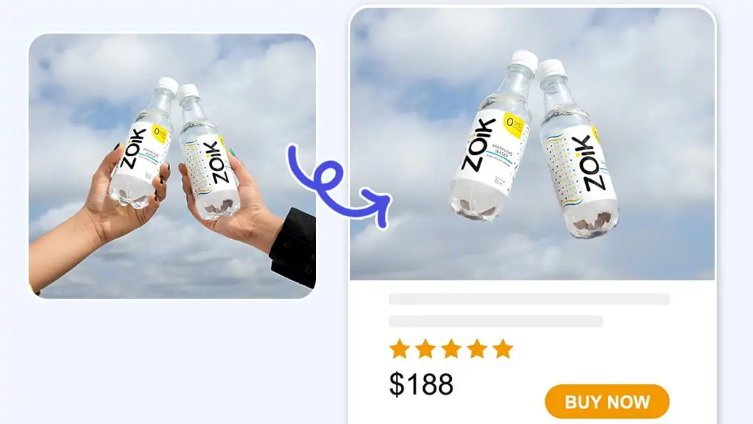 Remove watermarks in photo for business use with Pokecut