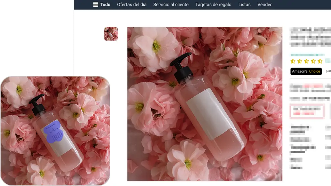 Remove trademark from photos