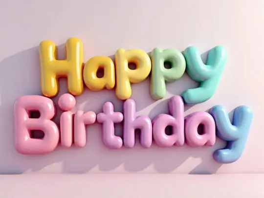 Pokecut's 3D text generator can support 3D bubble style.