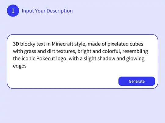 Upload your prompt in Pokecut's 3D Text Generator.