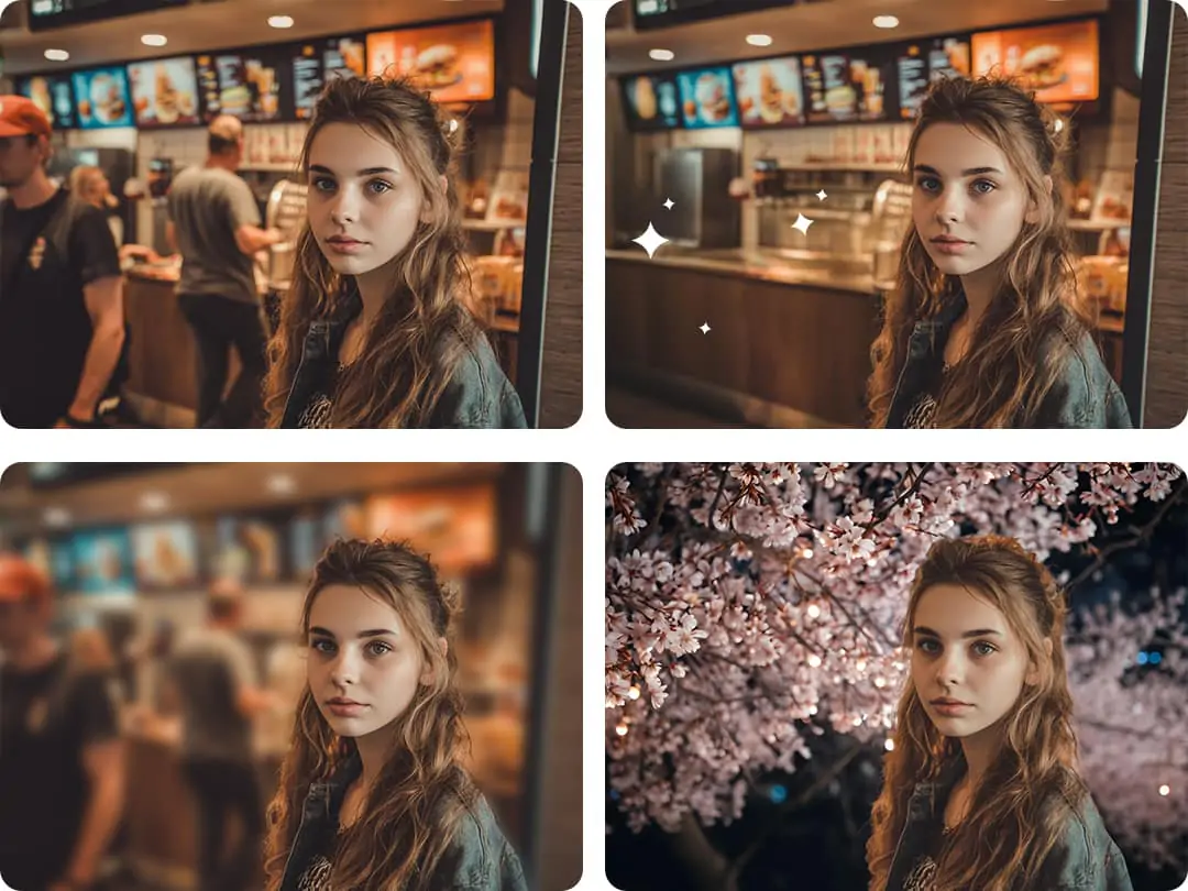 Experience more Pokecut AI image editing features