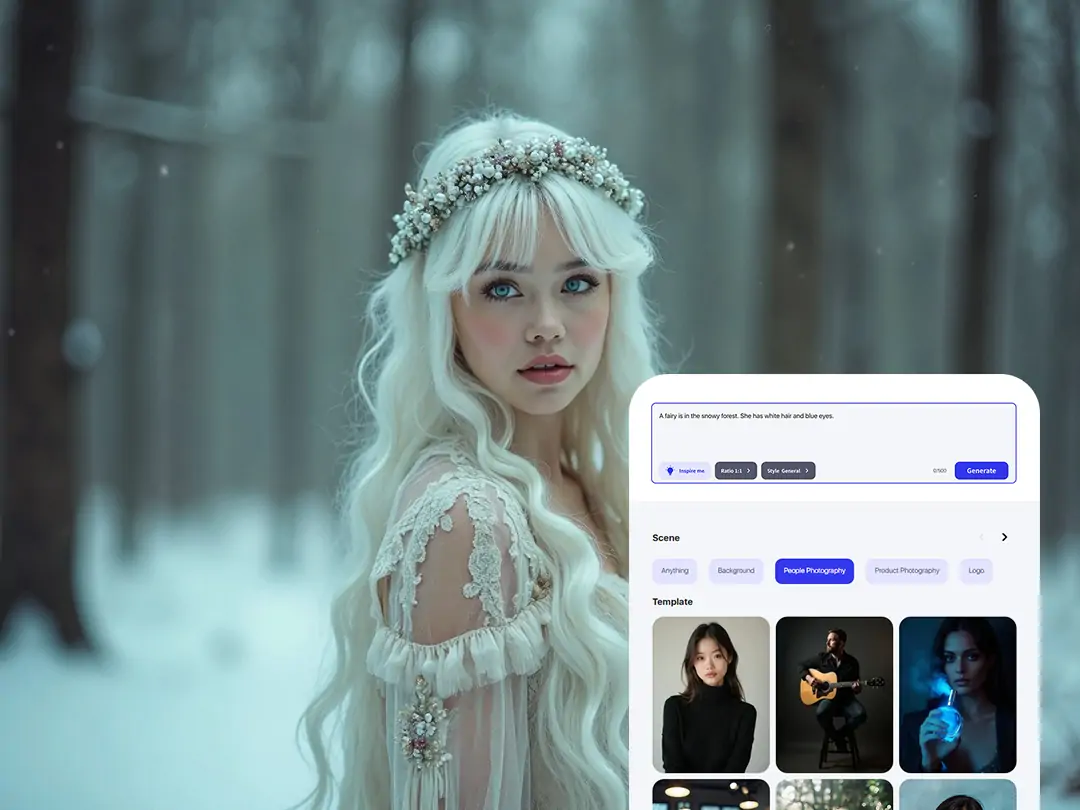Customize AI image parameters.