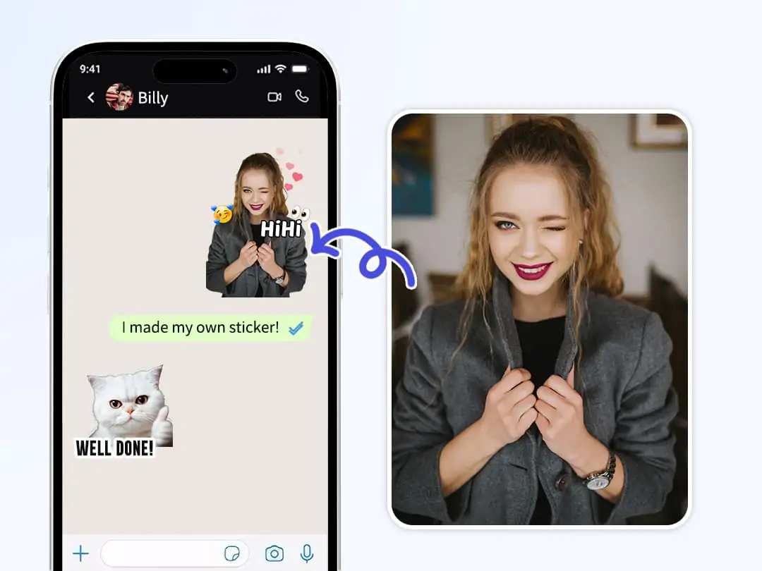 Use your custom sticker emojis on WhatsApp