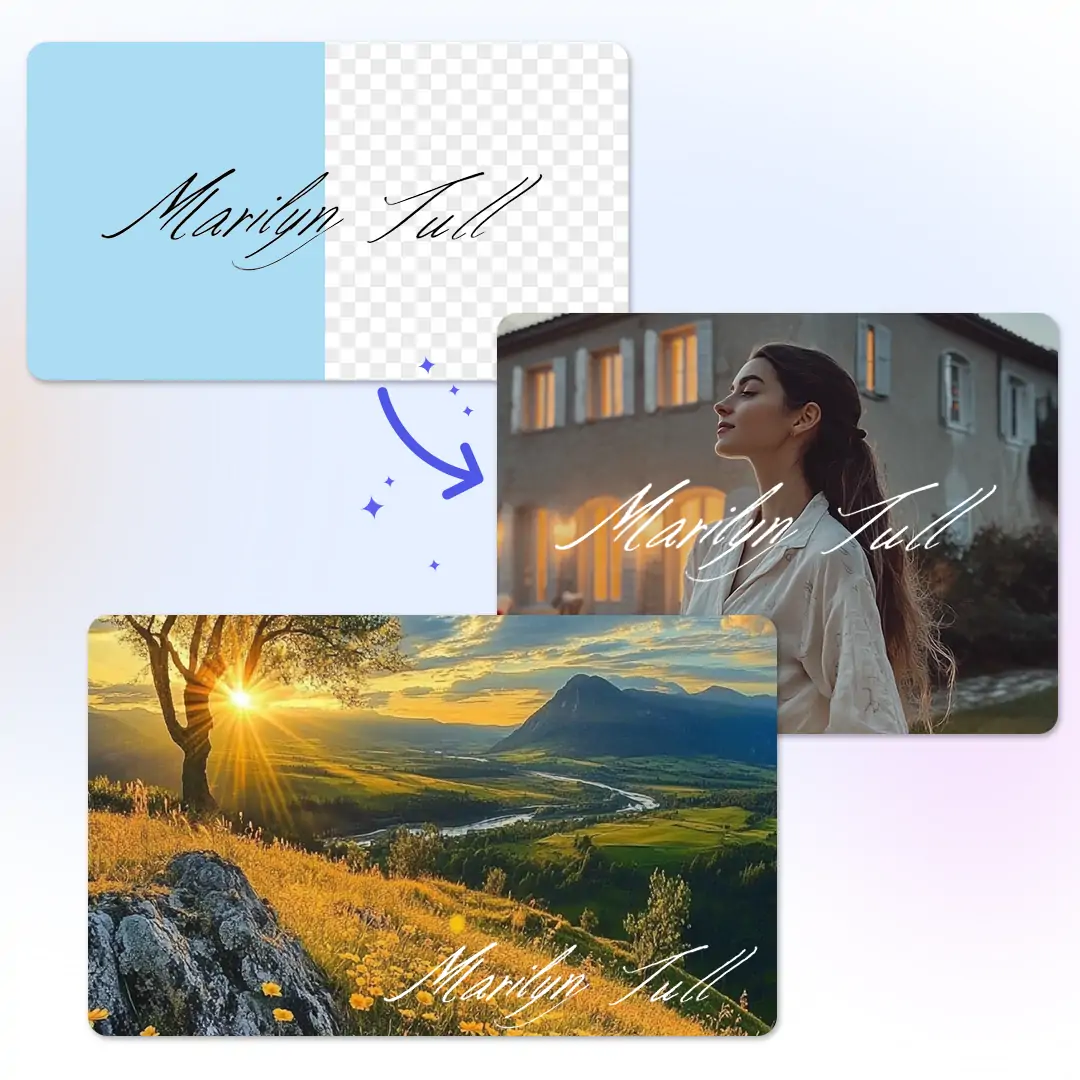 Remove background from signature and add a PNG signature to any photo