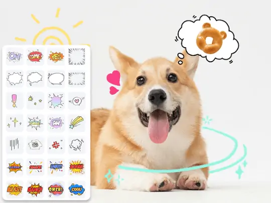 Add stickers to your photos.