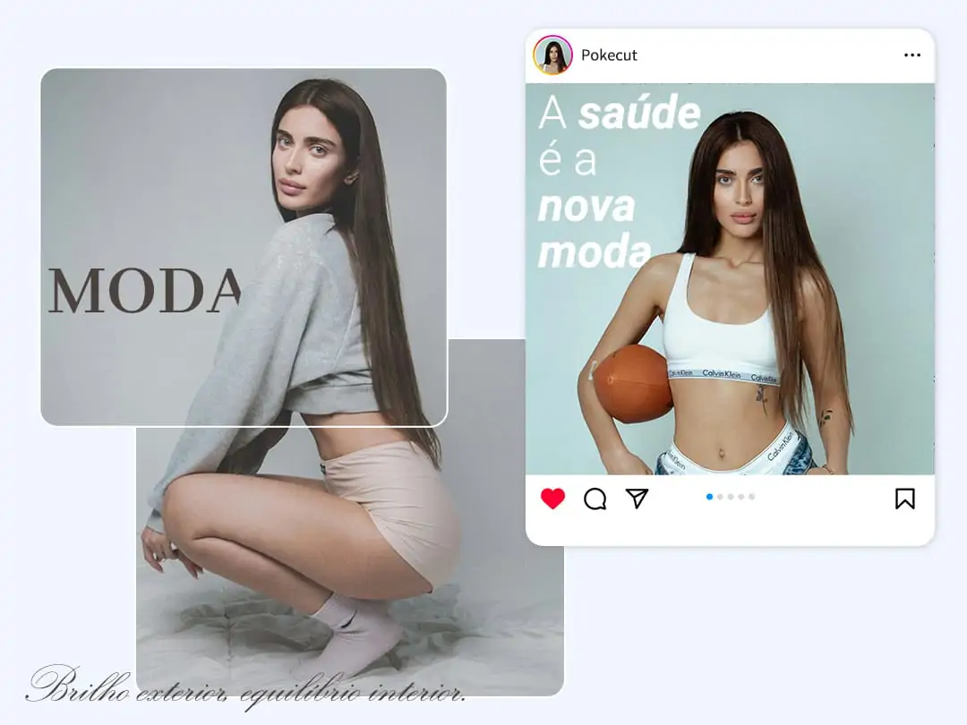 Crie um texto criativo para a imagem