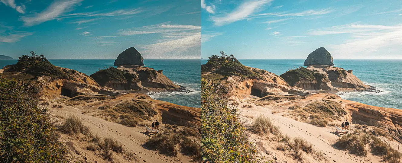 Add more perfect colors to landscape photos