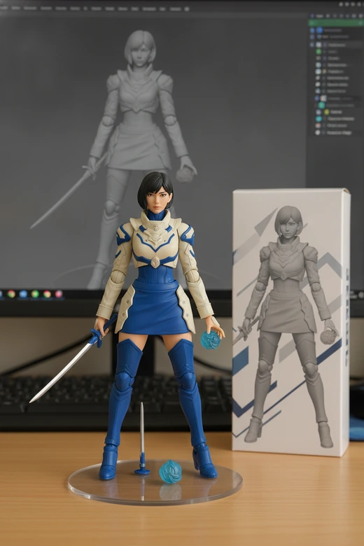 ai action figure generator template 5 after preview