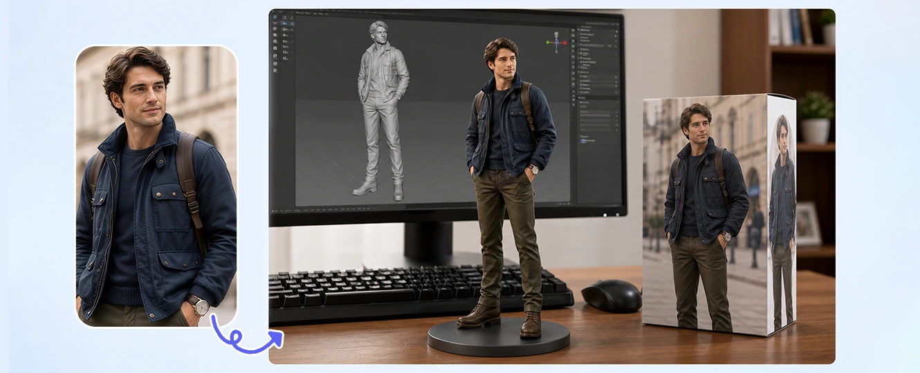 Classic 3D figure in a collector box