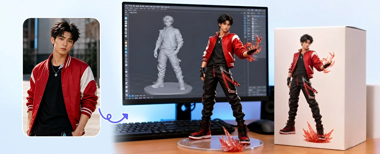 Anime-style figure with detailed outfit