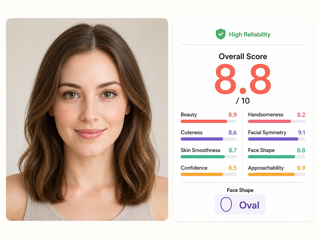 Checklist for taking a clearer selfie before a face attractiveness test