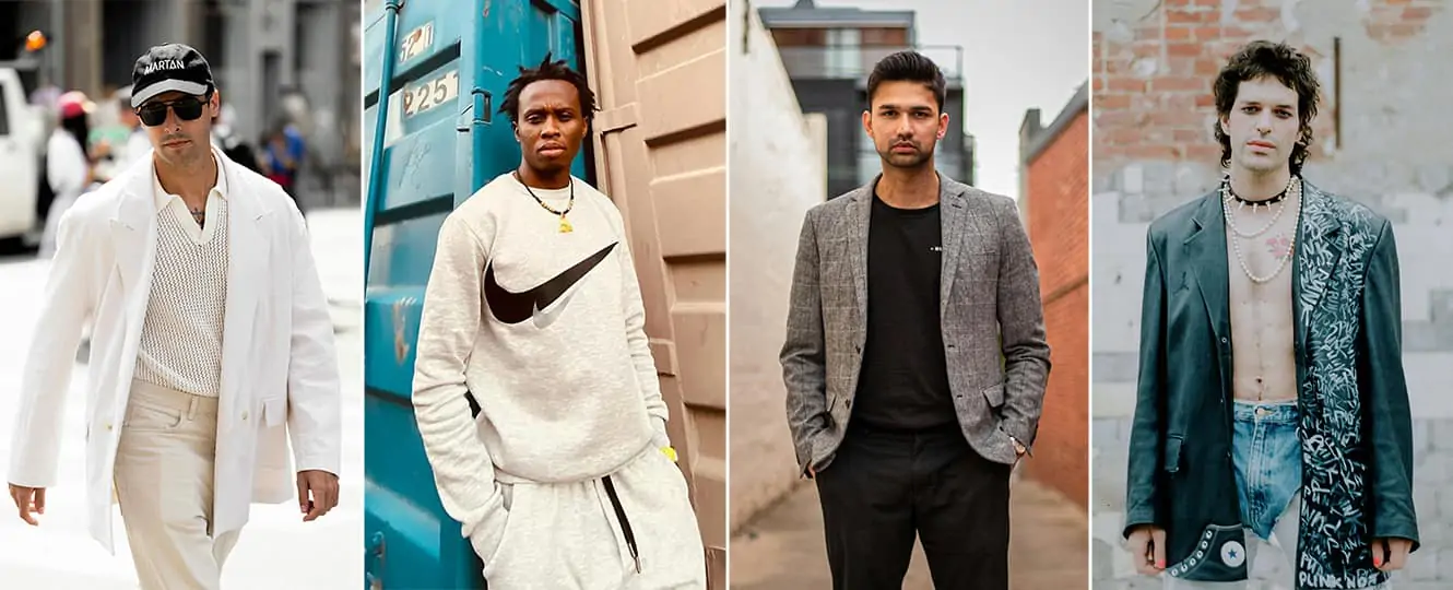 What men of different ages wear