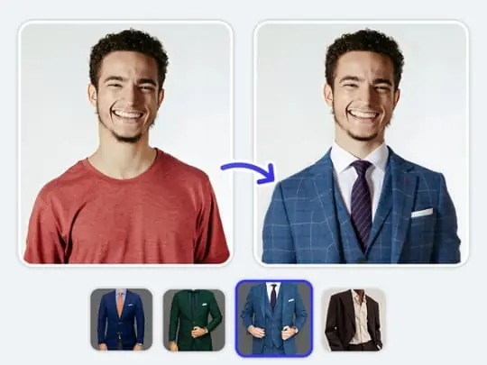 Change into different workplace suits.
