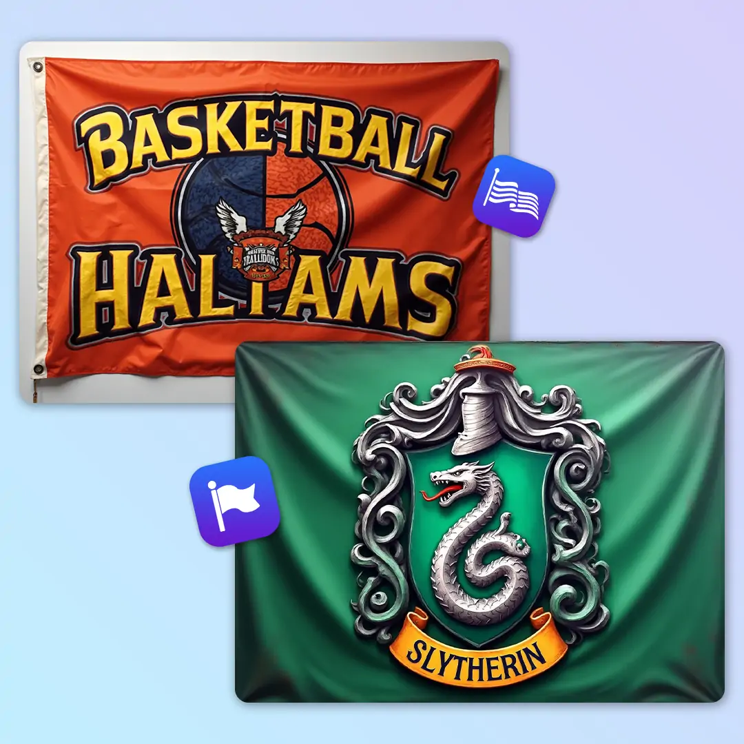 Use the AI flag generator to create diverse and interesting flags.
