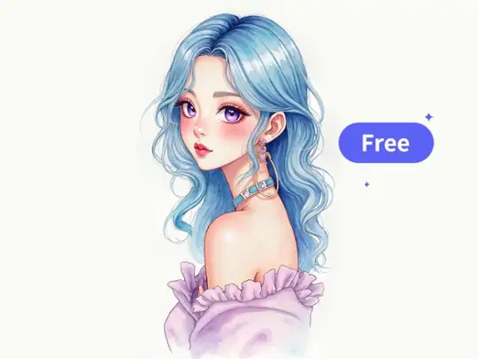 It's free of charge to use Pokecut's AI girl generation tool to create AI girl images..