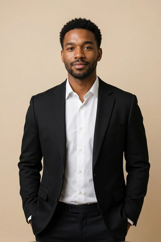 Professional AI headshot after template 2