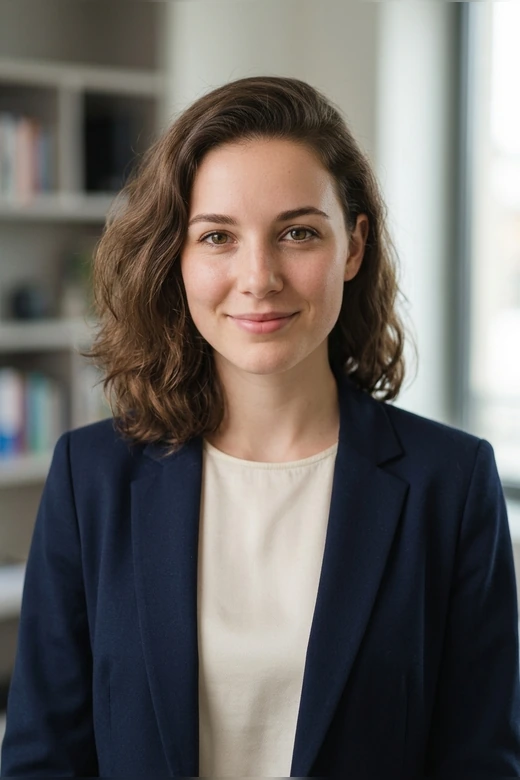 Professional AI headshot after template 3