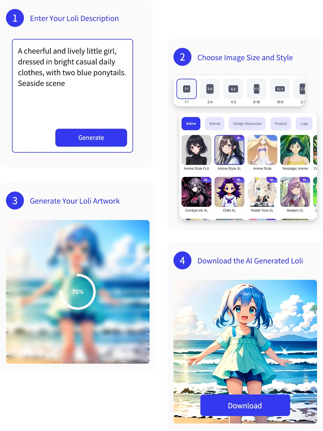 AI Loli Generator Instantly Create Unique Loli Images Online Free AI Loli Generator Instantly Create Unique Loli Images Online Free