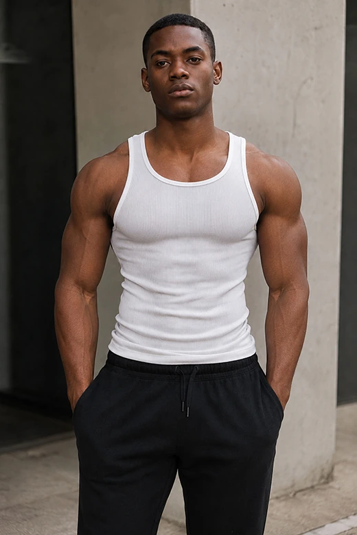 Image after adding muscle with AI
