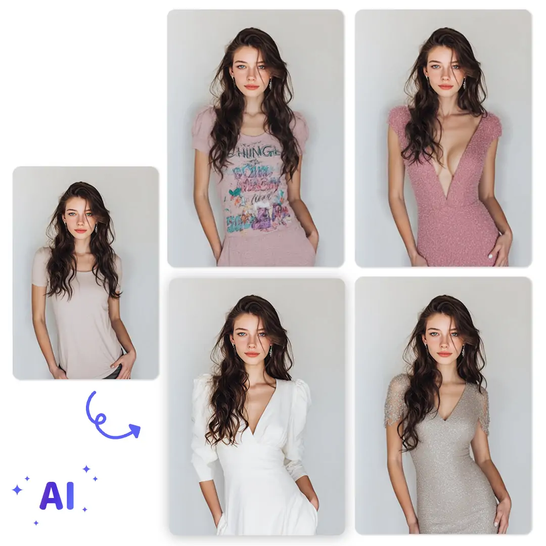 Use Pokecut's outfit generator to create clothes outfit