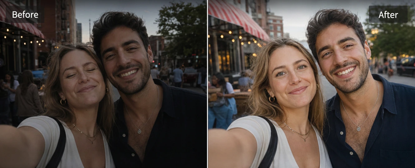 Fix everyday memory photos without taking them again