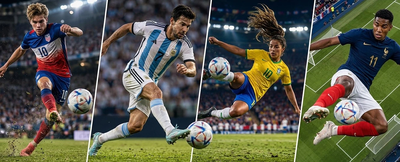 Show a player action shot with a clear face match