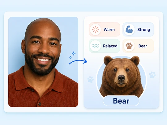 Match overall visual temperament to an animal face type