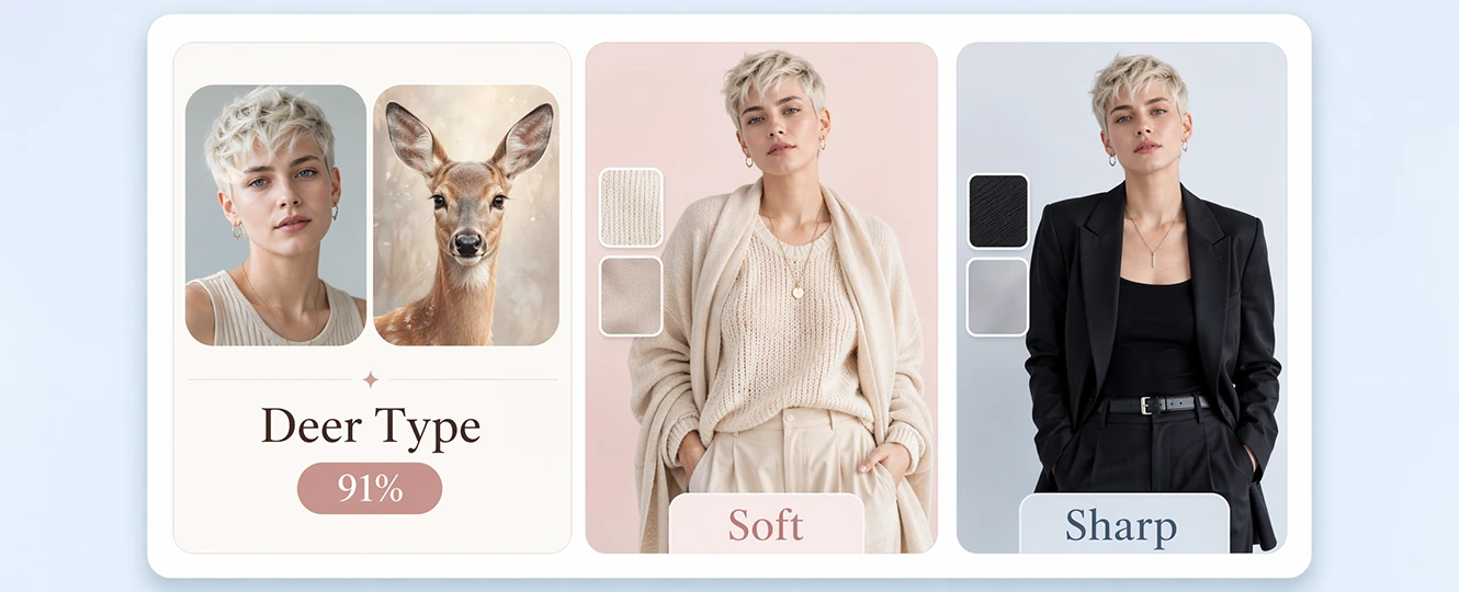 Outfit style ideas based on a playful animal face match