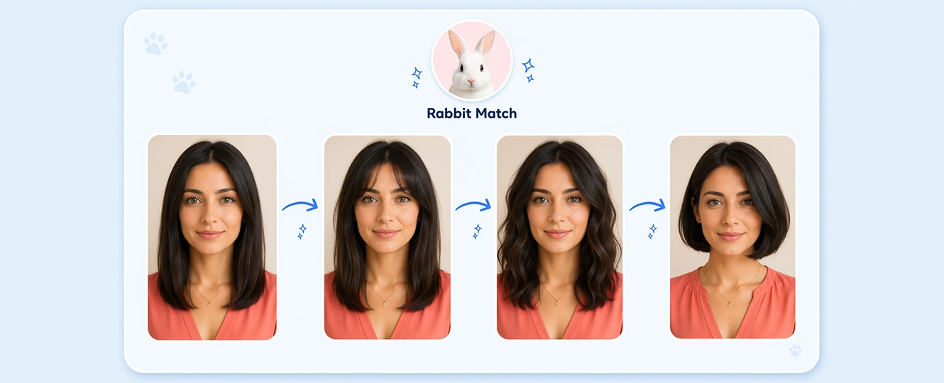 Hairstyle ideas matched to an animal face type result