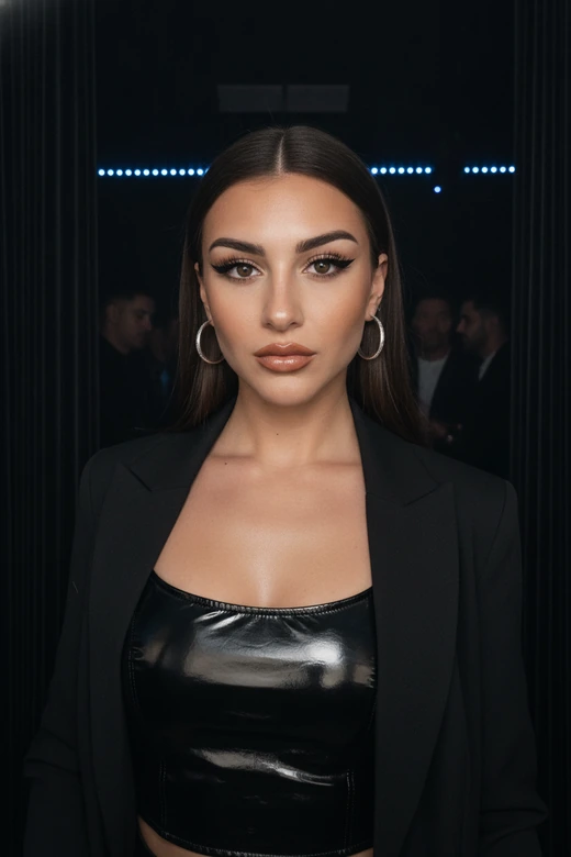 Create a flash baddie filter look from an uploaded selfie