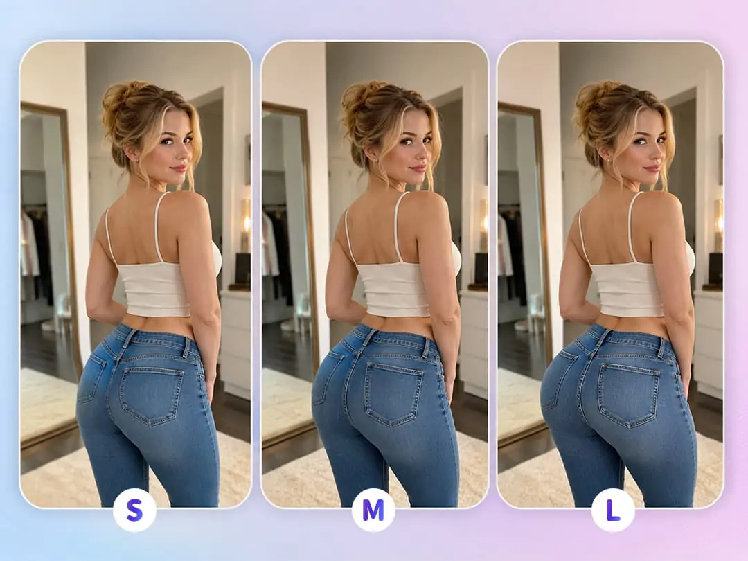 Make your butt bigger as you like