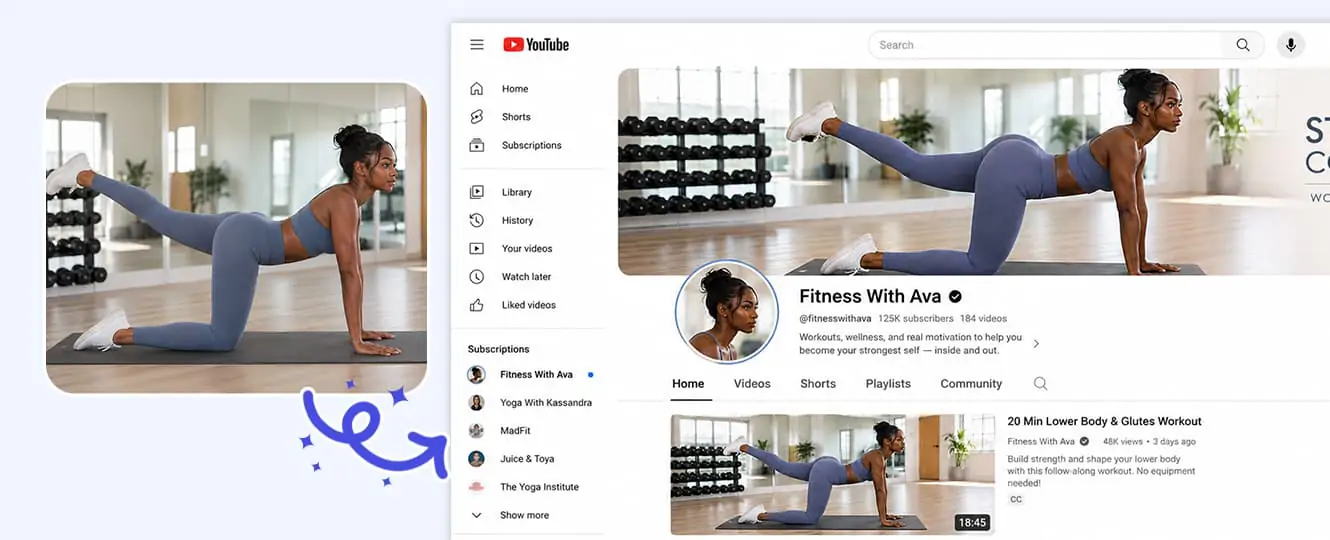 Show your fitness progress clearly