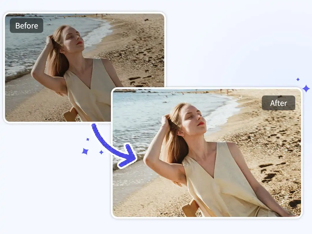 Make image brighter and download with high resolution