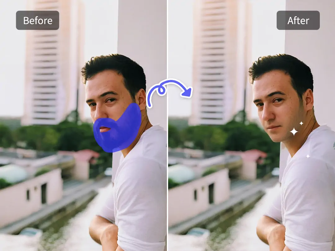 Crop logo out of a picture online
