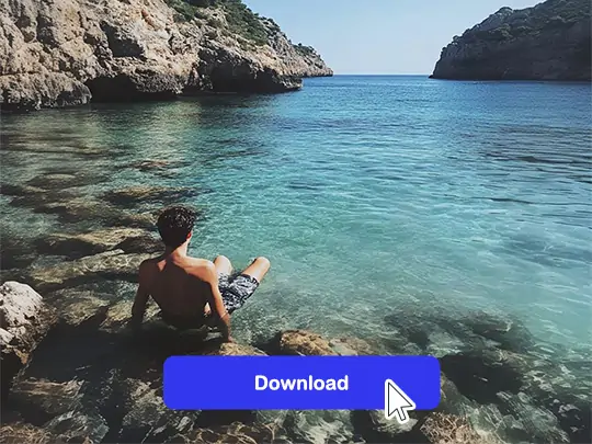Download photo without unwanted elements.