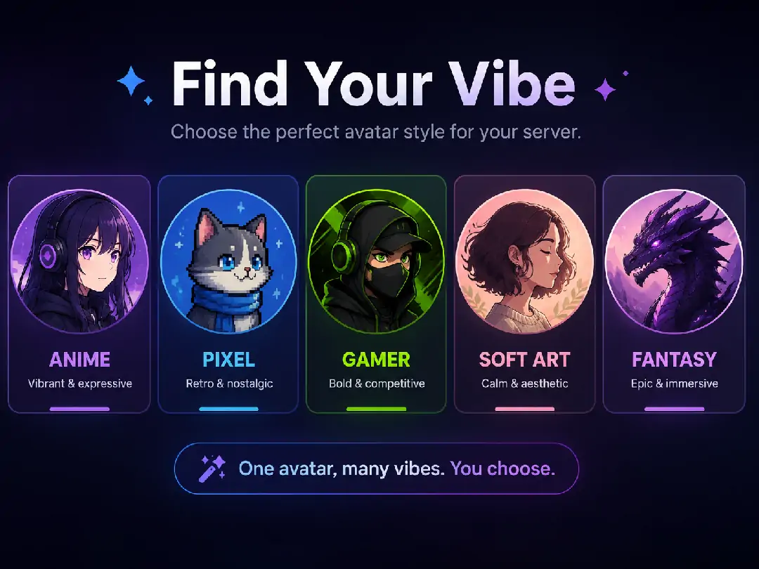 Choose a Discord PFP style for your server identity
