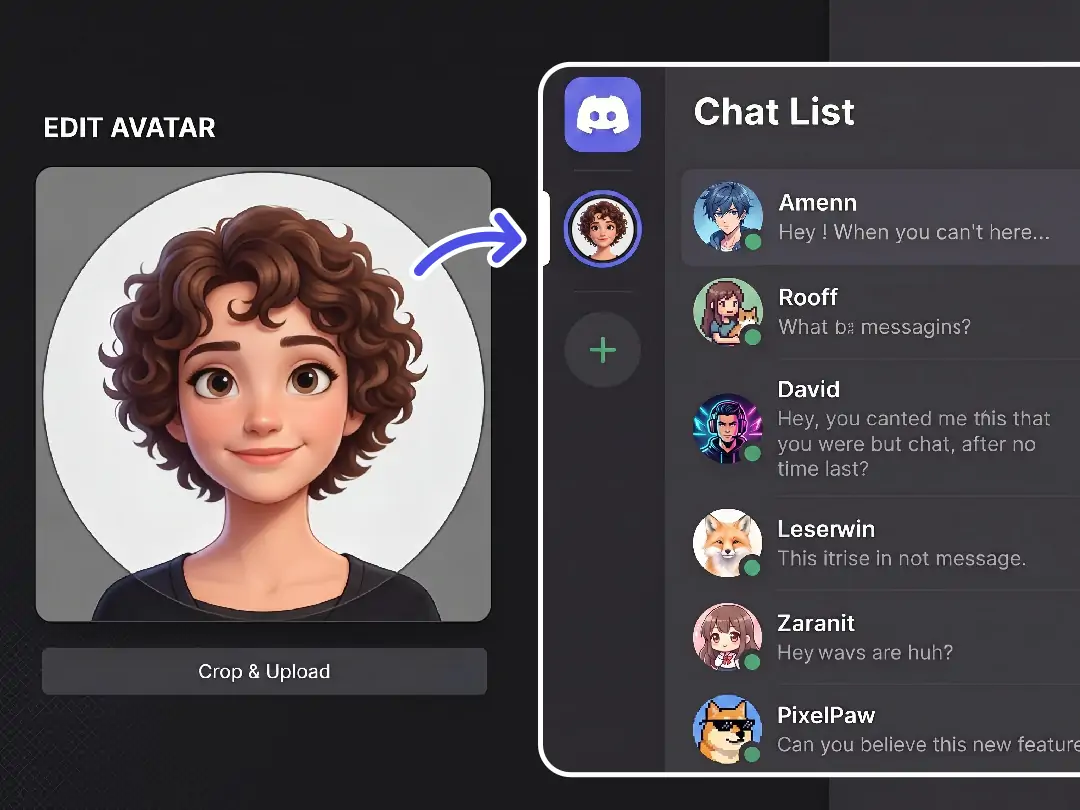 Preview a crop-safe Discord profile picture before upload