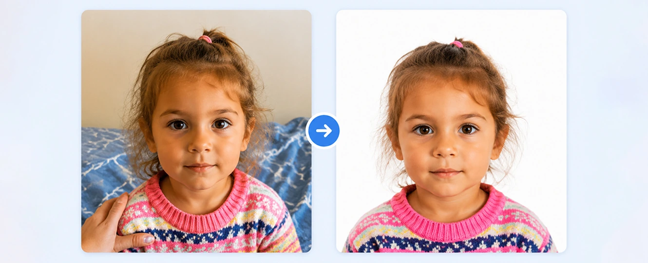 Prepare a child DV Lottery photo from a home picture