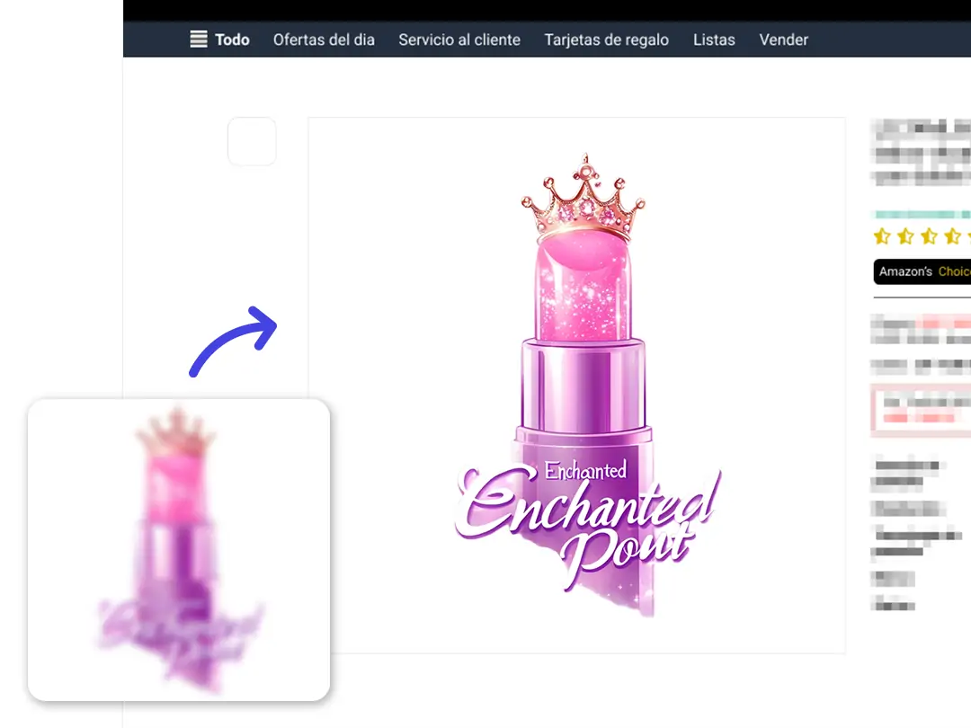 Use Pokecut to upscale logo in e-commerce