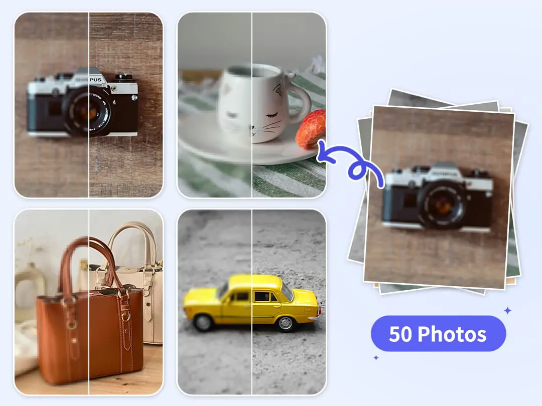 Mejorar calidad de imagenes en lotes con IA