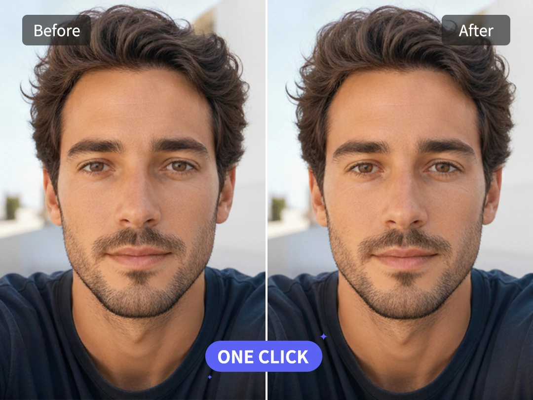 Adjust eye spacing without manual face liquify