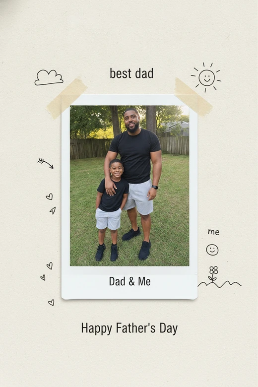 fathers day photo editor handle template2 after image