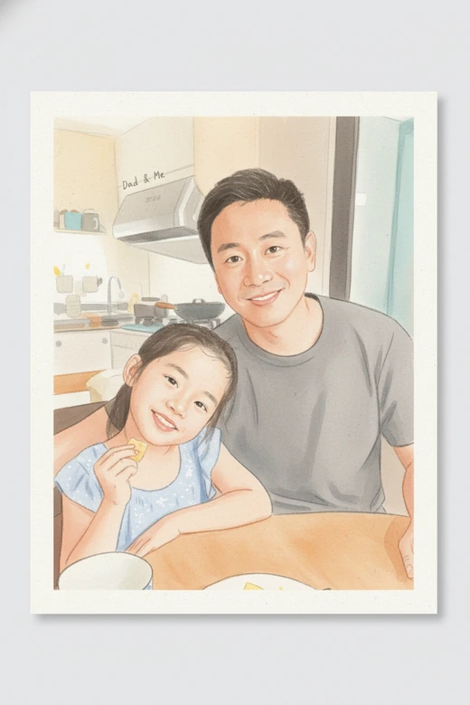 fathers day photo editor handle template5 after image