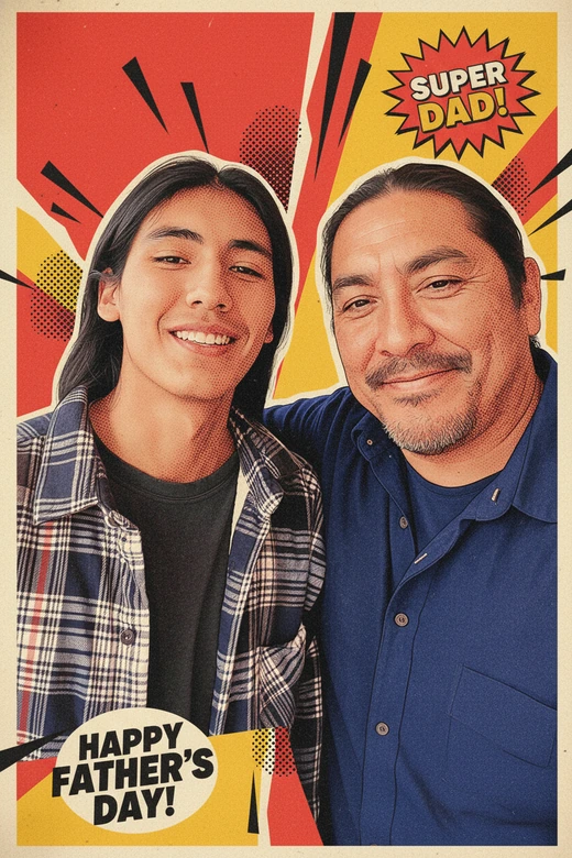 fathers day photo editor handle template8 after image