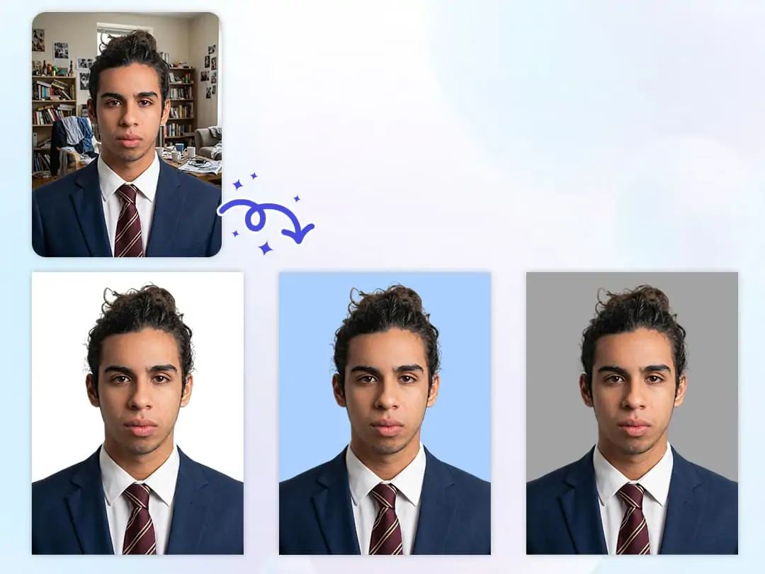 Opções de fundo para foto 3x4 online
